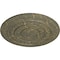 Ekena Millwork Oldham Ceiling Medallion (Fits Canopies up to 8 5/8"), 18"OD x 1 1/4"P, Witch Hazel Crackle CM18OLWHC - alternate 3